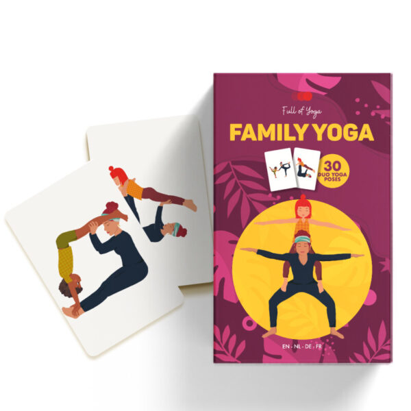Familie Yoga Kaartenset – Samen Ontspannen & Verbinden – cover