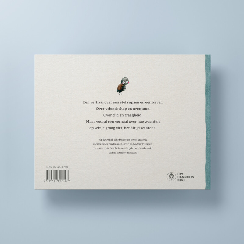 Op jou wil ik altijd wachten – achterflap