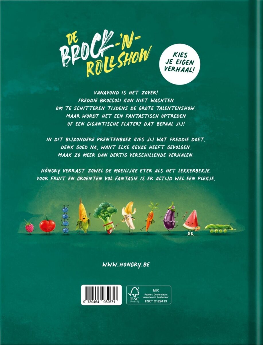 De grote brock-‘n-roll show β achterflap