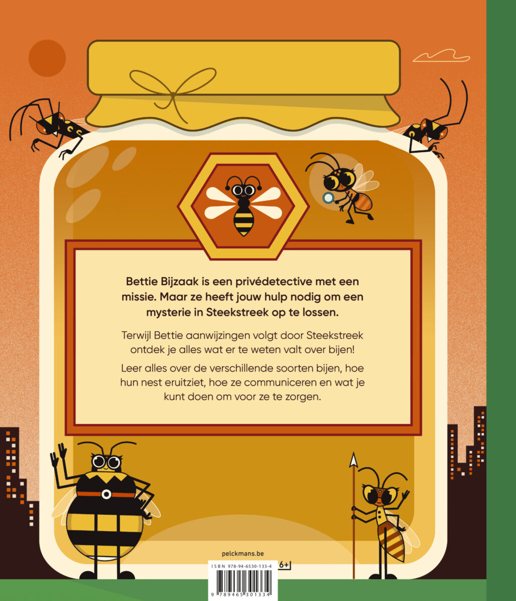 Het grote bijenplan – achterflap