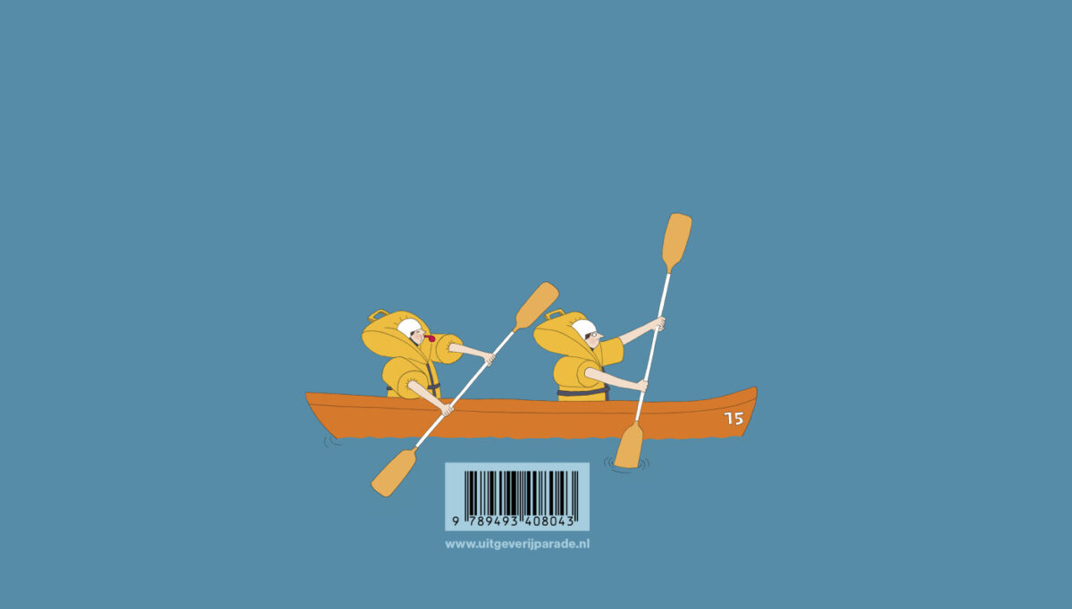 Peddelpaniek – achterflap