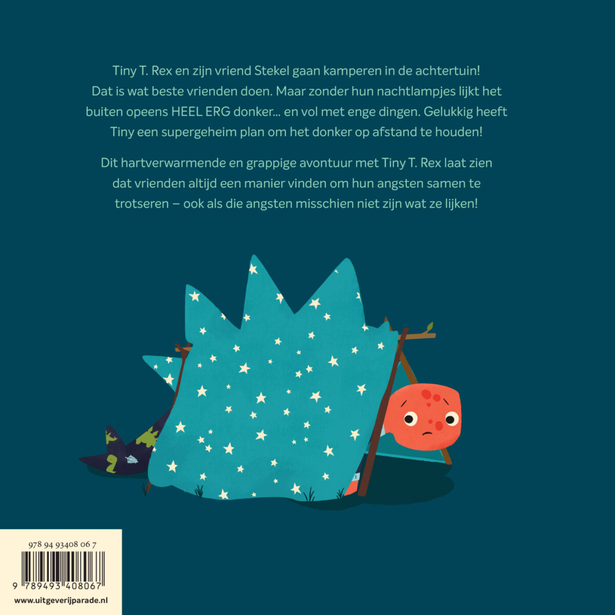 Tiny T. Rex en het hele erge donker – achterflap