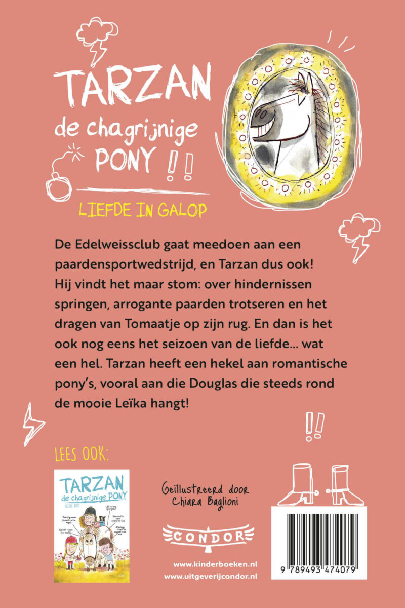 Liefde in galop – achterflap