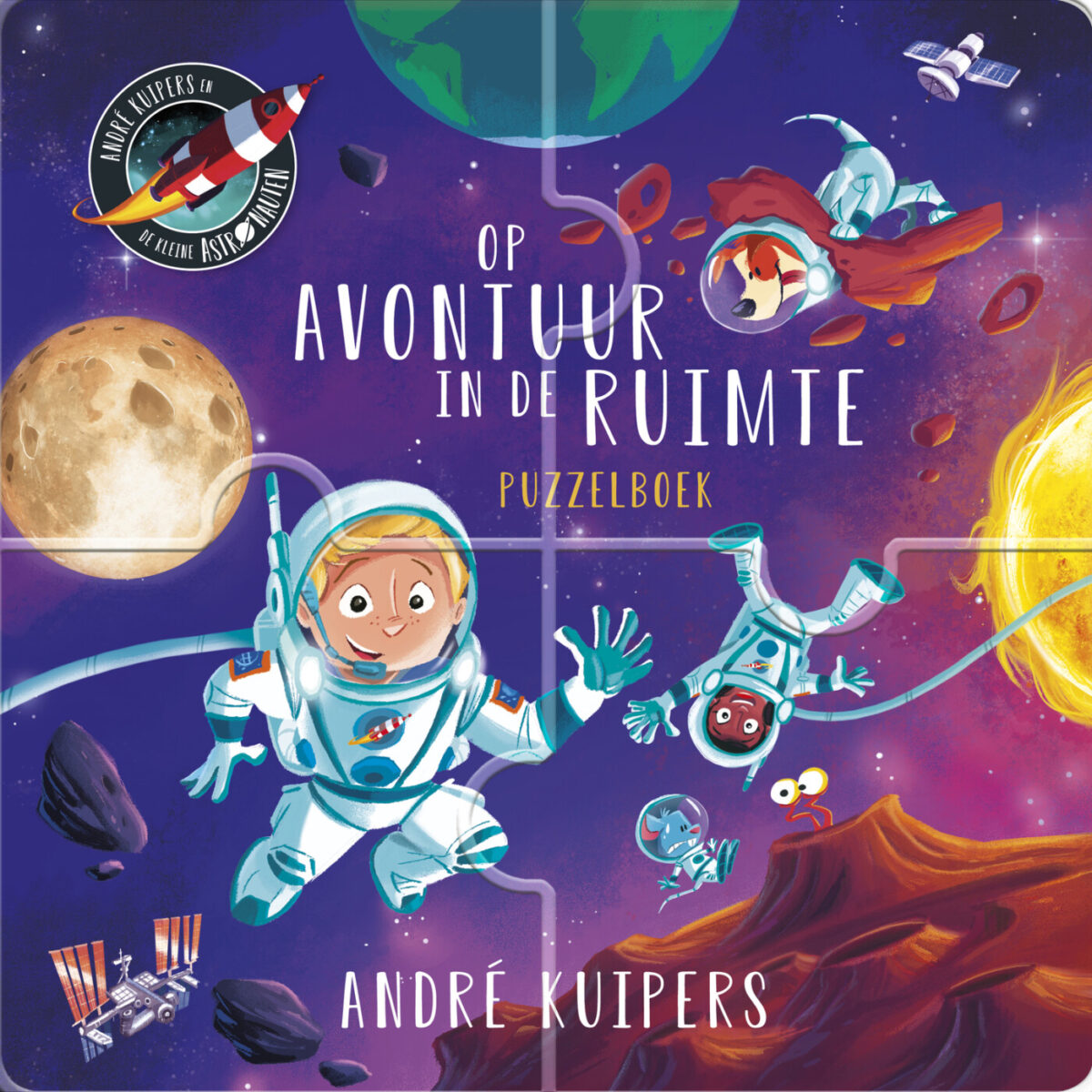 Op avontuur in de ruimte – cover