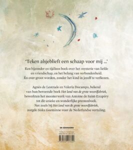 De kleine prins – achterflap