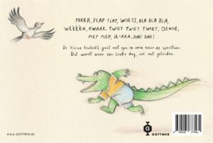 Wat zegt de kleine krokodil in de speeltuin - achterflap