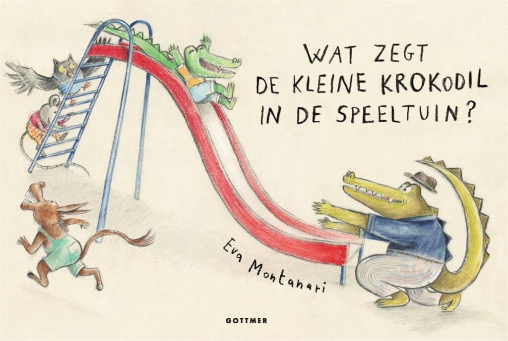 Wat zegt de kleine krokodil in de speeltuin - voorkant cover